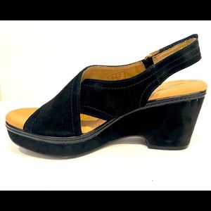 Collection by Clarks Suede Wedge Sandal